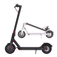 Trottinette électrique pliable pour adultes en alliage d'aluminium imperméable avec batterie au lithium 36V 7.8Ah 350W et lumières LED