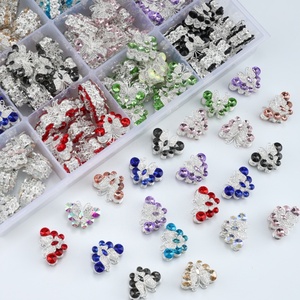 Venta al por mayor de alta calidad de agujero recto de punto pesado taladro mariposa cuentas de lujo DIY pulsera cuentas sueltas - Product Image 2