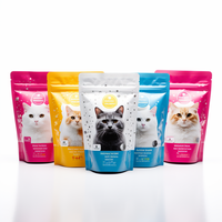 Sac d'emballage alimentaire neutre pour animaux de compagnie de 2kg chien chat imprimé personnalisé sac de pochette debout pour animaux de compagnie