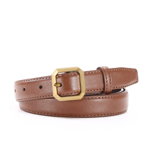 <span class=keywords><strong>Ceinture</strong></span> haut de gamme pour femmes de nouveau style, jean à la mode et polyvalent, décoration en cuir simple à la taille mène la tendance. - Product Image 4