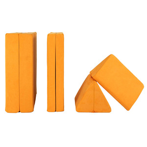 Children's Play <b>Sofa</b> Combination Soft <b>Folding</b> Sponge Mat Orange 2 To 4 Years Unisex Brain Boosting - Product Image 5