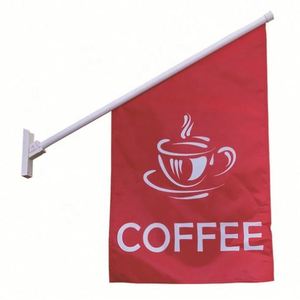 Nouvelle bannière murale américaine brodée personnalisée de haute qualité 2023, drapeau triangulaire suspendu, mât de drapeau en fibre de verre, publicité - Product Image 6