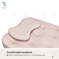 Table de massage rose moderne de luxe lit de spa cosmétique électrique 3 moteurs lit de cils de salon de beauté du visage à vendre