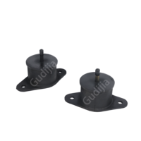 Support d'amortisseur en caoutchouc naturel pour engins de construction, anti-vibration CC224 CC324 CC424 CC524, pièces d'amortisseur noires