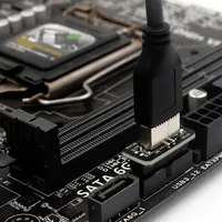 Adaptador USB 3.0 Tipo-E Hembra a Macho de 19 Pines para Conexión Interna a la Placa Base - Divisor Vertical para Tipo C