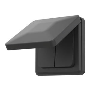 Interrupteur électrique essentiel 2 gangs 1 voie, cadre PC blanc, 16A 250V, <span class=keywords><strong>pour</strong></span> intérieur de VR/Caravane, 65x65mm, <span class=keywords><strong>accessoire</strong></span> confort et commodité - Product Image 3