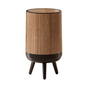 Elegante Bote de Basura Cilíndrico con Tapa y Patas para Sala de Estar, Cocina, Baño, Uso Interior - Product Image 4