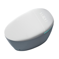8810B Dayao Toilette intelligente à chasse automatique, monobloc, cuvette allongée, avec veilleuse, siège chauffant, céramique, télécommande