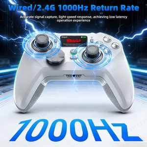 คอนโทรลเลอร์เกมไร้สาย G8 พร้อมจอยสติ๊กแบบมีสาย 1000Hz  ปรับระดับได้  หน้าจออัจฉริยะ สำหรับ PC Switch Android iOS - Product Image 3