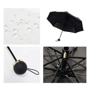Umbrella Little Umbrella Wholesale White Color Travel 5 Folding Mini Capsule Umbrella Windproof Compact Case