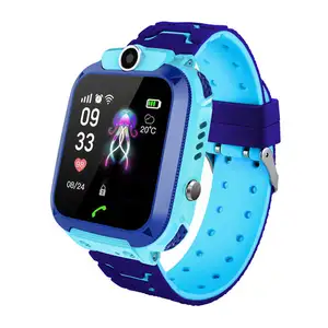 למעלה מתנה לילדים Q12 עמיד למים ילדים חכם שעון SOS Antil-אבוד Smartwatch ה-SIM כרטיס שעון שיחת Tracker שעון עבור ילדים