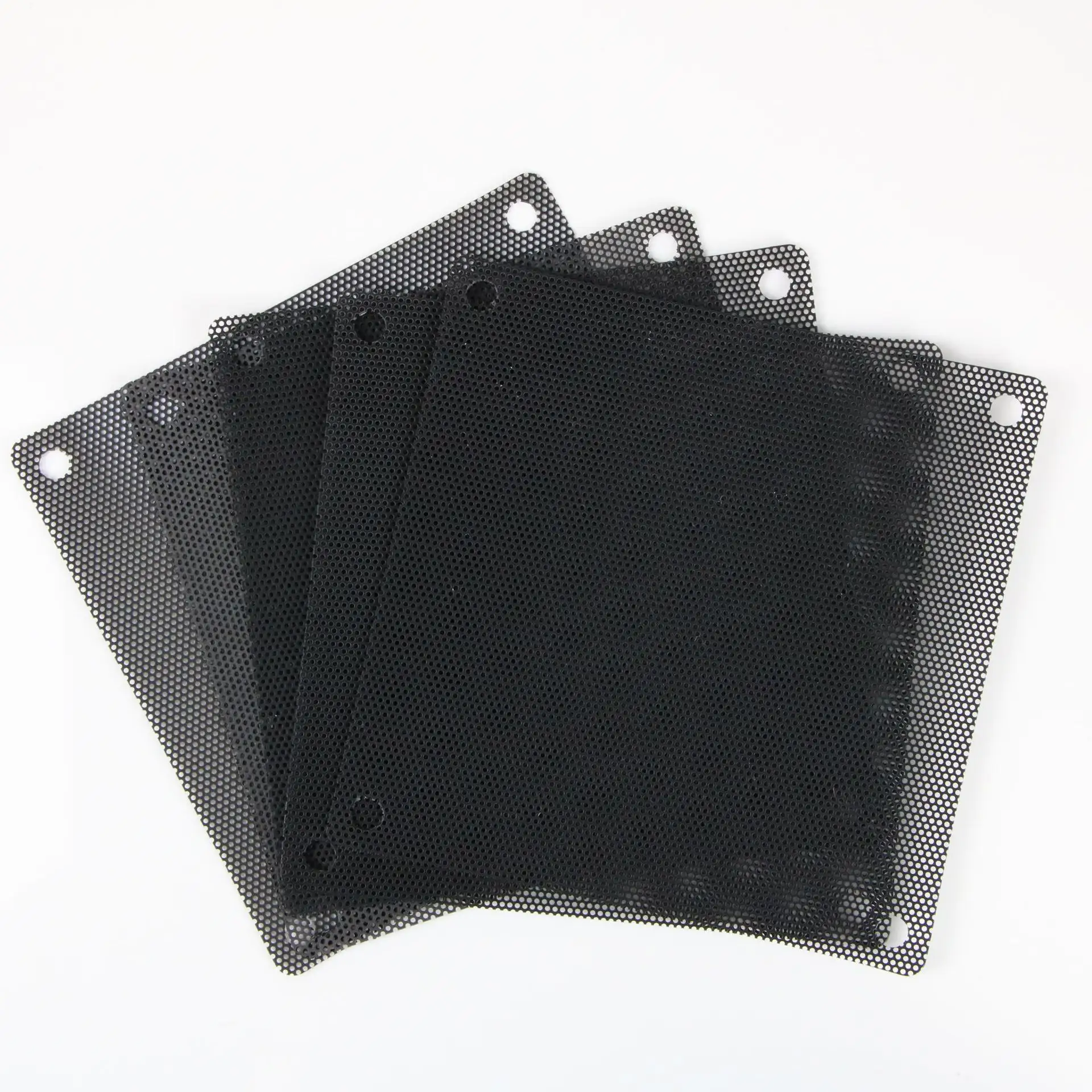 120x120mm PC soğutucu Fan toz filtresi bilgisayar fanı filtresi PVC siyah toz geçirmez kılıf kapak bilgisayar örgü