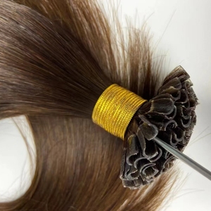 Vente d'usine 100% cheveux humains brésiliens Remy Extensions de cheveux à pointes en bâton Extensions de cheveux lisses en kératine italienne Extensions de cheveux à pointes en <span class=keywords><strong>U</strong></span> - Product Image 6
