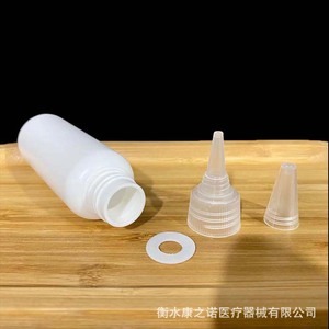 Bouteilles en plastique PE à embout pointu blanc 10 30 50 100 ml pour pigments et sable coloré, emballage général - Product Image 2