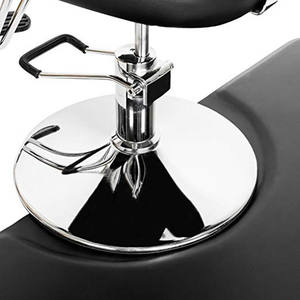 Chaise de <span class=keywords><strong>coiffeur</strong></span> de salon de coiffure en cuir synthétique avec coussin de décompression, chaise à huile pour la tête, tapis anti-fatigue pour les pieds, épaissi - Product Image 2