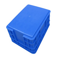 Caisses en plastique pour l'agriculture, vente en gros industrielle OEM, transport, logistique, empilables, pour fruits, légumes, boîte de rangement pour l'usine