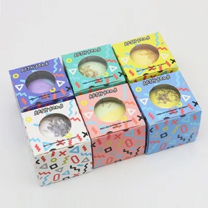 Bombas de Baño con Sales y Aceites Esenciales, 100g, Exfoliantes y de Limpieza Profunda, Bombas de Baño Efervescentes con Juguetes - Product Image 1