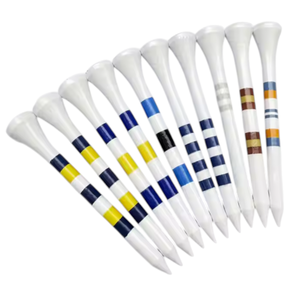 Tees de golf en bambou personnalisés fabrication rapide petit quantité minimale de commande acceptable court délai de livraison équipement de sport écologique durable fabriqué avec précision - Product Image 3