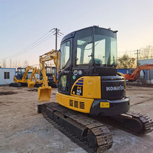 EPA รถขุด Komatsu ขนาดเล็ก5ตันเครื่องยนต์ตีนตะขาบ PC55ขุดฟาร์ม PC55MR ปั๊มกระปุกเกียร์ปั๊มตลับลูกปืน - Product Image 1