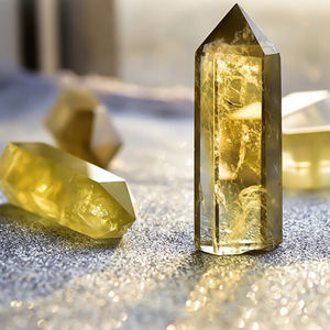 Tour de quartz de citrine naturelle brute de haute qualité, prix des cristaux de guérison rugueux de citrine, vente en gros - Product Image 4