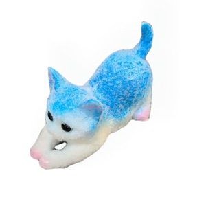 Juguete de simulación transfronterizo de gatito de colores, unisex, para edades de 3 a 60 años, con música, descompresión, alivio del estrés, elástico y de rebote lento, para padres e hijos. - Product Image 5