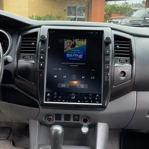 เครื่องเล่นดีวีดีในรถยนต์หน้าจอแนวตั้งเครื่องเล่นดีวีดี GPS เครื่องเล่นดีวีดี12.0แอนดรอยด์13นิ้วเครื่องเล่นดีวีดีนำทาง GPS สำหรับโตโยต้าทาโคมา2005-2015เทสลาวิทยุ