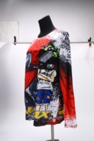 Style d'animation Impression personnalisée T-shirt unisexe en tricot à manches longues Doux Confortable Respirant Séchage rapide Bon rapport qualité prix