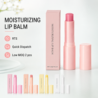 Baume à lèvres hydratant 3g aux fruits, gelée de pétrole en stick, 5 couleurs, faible MOQ 3 pièces, vente en gros, logo personnalisé