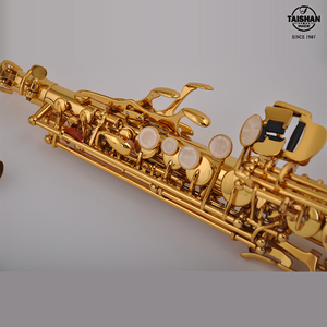 L'école et la bande choisissent le <span class=keywords><strong>saxophone</strong></span> <span class=keywords><strong>soprano</strong></span> de couleur de laque d'or de bon <span class=keywords><strong>prix</strong></span> de bonne qualité - Product Image 4