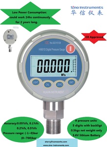 Calibrateurs de pression HUAXIN Haute précision 0,05% Tension 3,6V Garantie 1 an Test de processus Calibration Capteur Testo - Product Image 4