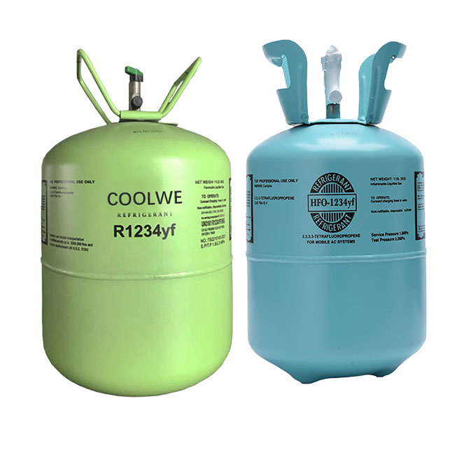 Заводская поставка, газ хладагента r1234yf 99.9%, чистый холодный газ r1234yf по хорошей цене