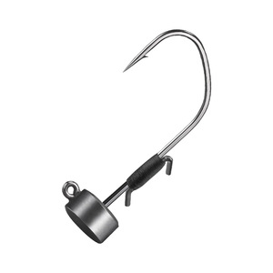 Anzuelo de pesca Bass Whisperer de acero de tungsteno, tipo Nedd, con cabeza de jig negra, antienredos, para pesca de lubina en agua dulce y río - Product Image 2