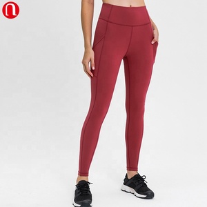 <span class=keywords><strong>Pantaloni</strong></span> da Yoga Eyun a <span class=keywords><strong>Vita</strong></span> <span class=keywords><strong>Alta</strong></span> con Tasche, Leggings <span class=keywords><strong>Elasticizzati</strong></span> in 4 Direzioni, Controllo Pancia, Traspiranti, per Allenamento e Corsa, Stampa Personalizzata - Product Image 2