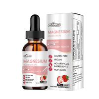 Gouttes de glycinate de magnésium à absorption élevée |   Formule liquide pure favorisant le sommeil, la relaxation et le soutien musculaire pour adultes – Vente en gros/OEM