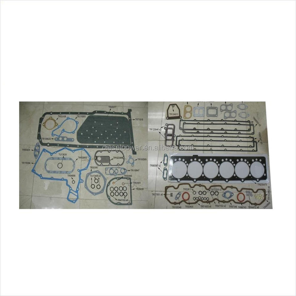 用于约翰迪尔6081 8.1L发动机的RE506220 RE57187 RE524761 RE527549钢大修垫片组| Alibaba.com