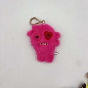 Nouveau Porte-clés en peluche monstre dentu mignon unisexe en plastique, jouet en peluche doux en coton PP - Product Image 2