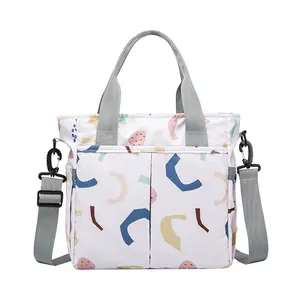 Bolsa organizadora multifuncional para mamãe, bolsa de viagem impermeável feita em poliéster, organizadora para bebês