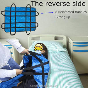 Bâche résistante et imperméable en PVC enduit, ignifuge, de grande résistance, 48 po x 40 po, avec poignées et sangles - Product Image 2