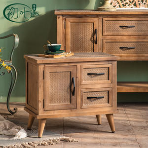 Mesa Consola de Madera [Brand] con Cajones de Almacenamiento y Puerta para Sala de Estar - Product Image 2