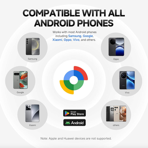 Traceur d'objets UWB, localisateur de clés, étiquettes anti-perte pour bagages et portefeuilles, compatible Android et iOS, en plastique durable - Product Image 5