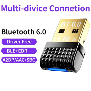 USB <span class=keywords><strong>Bluetooth</strong></span> 6.0 adapter, USB <span class=keywords><strong>Bluetooth</strong></span> Dongle cho PC BT 6.0 adapter cho tai nghe mini USB <span class=keywords><strong>bluetooth</strong></span> receiver, Windows/<span class=keywords><strong>Linux</strong></span> - Product Image 6
