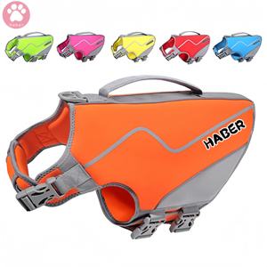 سترة طفو للكلاب النيوبرين صيفية فاخرة أنيقة بنمط صلب مطبوعة للخوض في الهواء الطلق سترة غوص للحيوانات الأليفة ملابس الحيوانات الأليفة الكلاسيكية - Product Image 4