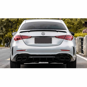 Pièces automobiles YUNZ pour Mercedes-Benz Classe C W205 Kit carrosserie de mise à niveau W206 C63 Pare-chocs avant/arrière à fixation par boulons Grille Pièces extérieures - Product Image 4