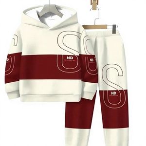 <b>Women</b> Custom Logo 100% Cotton Solid <b>Fleece</b> Tracksuit 2-Piece Set Casual Stand Hoodie <b>Jogger</b> Outfits Winter Warm Sweatpants - Product Image 1
