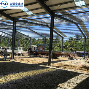 โครงสร้างเหล็กสำเร็จรูป TianPuAn สำหรับงานก่อสร้าง แพลตฟอร์มเหล็ก คานรูปตัว H งานเชื่อมตามมาตรฐาน GB สำหรับที่พักพิงกลางแจ้ง - Product Image 3