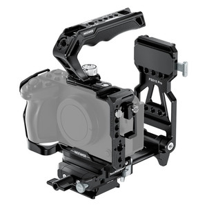 Cage <span class=keywords><strong>NEEWER</strong></span> CA011 pour <span class=keywords><strong>Sony</strong></span> FX3/FX30 avec pince pour câble HDMI, rail NATO, trous de positionnement ARRI 3/8 pouce - Product Image 1