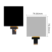 Écran couleur TFT LCD 4,0 pouces 480x480 IPS Full View, interface MIPI, tactile capacitif, rétroéclairage LED, 500 nits, noir