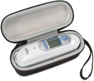 Wholesale Custom Black EVA Temperature Forehead Ear Thermometer Medical Carrying Case