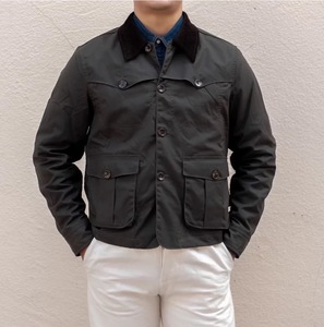 Blouson aviateur vintage pour <span class=keywords><strong>homme</strong></span> des années 80, col rabattu, logo sur le devant, style rétro américain, automne, extérieur, poisson volant, 100% coton - Product Image 2