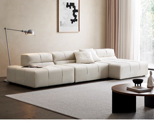 Set di sofà moderno modulo di vento crema <span class=keywords><strong>italiana</strong></span> Nordic wabi-Sabi wind semplice set divano concubina da soggiorno - Product Image 4